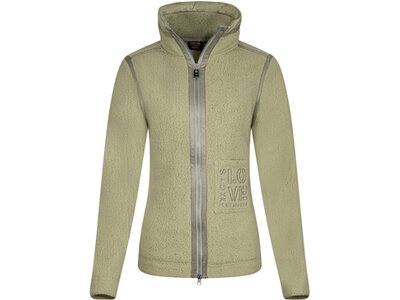 CANYON Damen Funktionsjacke Fleecejacke Braun