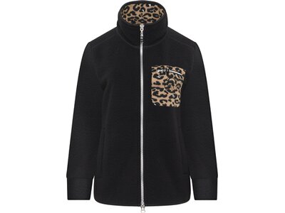 CANYON Damen Funktionsjacke Fleecejacke Schwarz