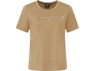 CANYON Damen Shirt T-Shirt 1/2 Arm Braun