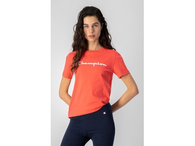 CHAMPION Damen Shirt Crewneck T-Shirt Rot