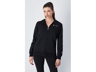 CHAMPION Damen Kapuzensweat Hooded Full Zip Sweatshirt Schwarz