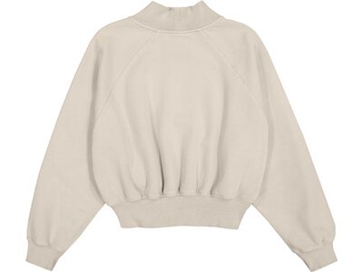 CHAMPION Damen Sweatshirt Mock Turtle Neck Long Sleeves Braun