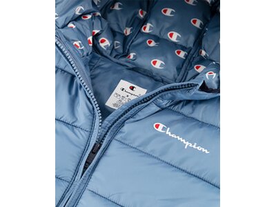 CHAMPION Kinder Jacke Hooded Jacket Blau