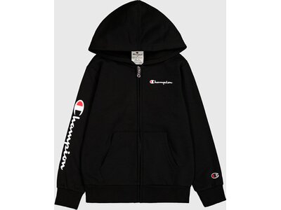 CHAMPION Kinder Kapuzensweat Hooded Full Zip Schwarz