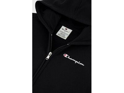 CHAMPION Kinder Kapuzensweat Hooded Full Zip Schwarz