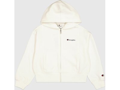 CHAMPION Kinder Kapuzensweat Hooded Full Zip Weiß