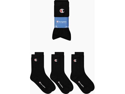 CHAMPION Herren Socken 3Pack Crew Socks Schwarz