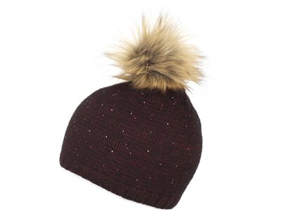 EISBÄR Damen Elma Lux Crystal Mütze Braun