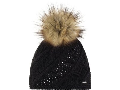 EISBÄR Damen Mütze Sita Lux Crystal MÜ Schwarz