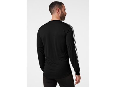 HELLYHANSEN Herren Unterhemd HH LIFA STRIPE CREW Schwarz