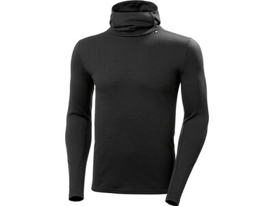 HELLYHANSEN Herren Unterhemd LIFA MERINO MIDWEIGHT HOODIE Schwarz