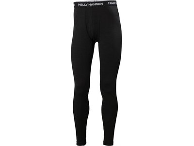 HELLYHANSEN Herren Unterhose LIFA MERINO MIDWEIGHT PANT Schwarz