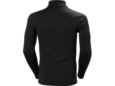 HELLYHANSEN Herren Unterhemd LIFA MERINO LWEIGHT 1/2 ZIP Schwarz