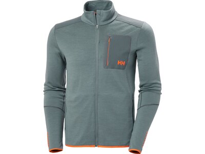 HELLYHANSEN Herren Jacke LIFA MERINO MIDLAYER Grau