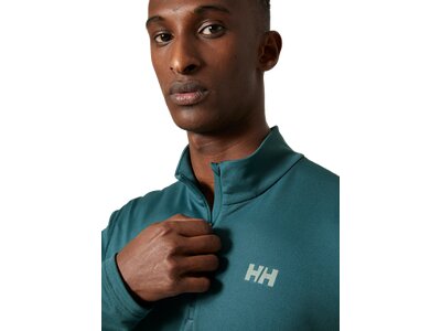 HELLYHANSEN Herren Unterhemd HH LIFA ACTIVE SOLEN 1/2 ZIP Grün