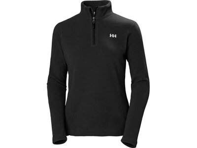 HELLYHANSEN Damen Pullover W DAYBREAKER 1/2 ZIP FLEECE Schwarz