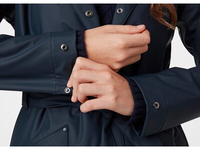 HELLYHANSEN Damen Regenmantel W KIRKWALL II RAINCOAT Blau