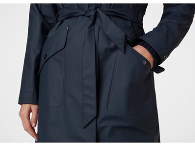 HELLYHANSEN Damen Regenmantel W KIRKWALL II RAINCOAT Blau