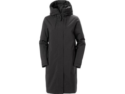 HELLYHANSEN Damen Regenmantel W VICTORIA INS RAIN COAT Schwarz