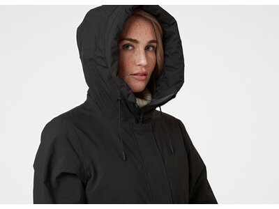 HELLYHANSEN Damen Regenmantel W VICTORIA INS RAIN COAT Schwarz