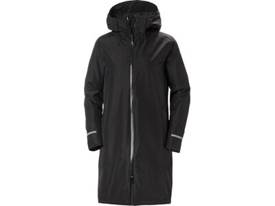 HELLYHANSEN Damen Regenmantel W ASPIRE RAIN COAT Schwarz