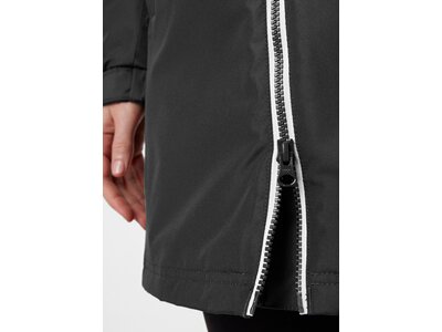 HELLYHANSEN Damen Regenmantel LONG BELFAST WINTER Schwarz