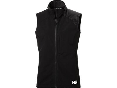 HELLYHANSEN Damen Weste W PARAMOUNT SOFTSHELL VEST Schwarz