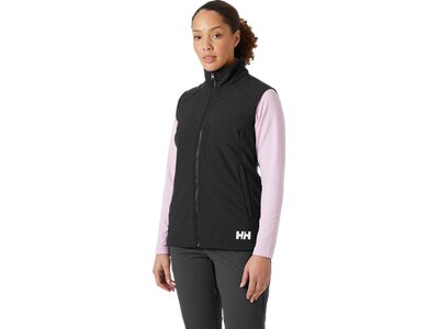 HELLYHANSEN Damen Weste W PARAMOUNT SOFTSHELL VEST Schwarz