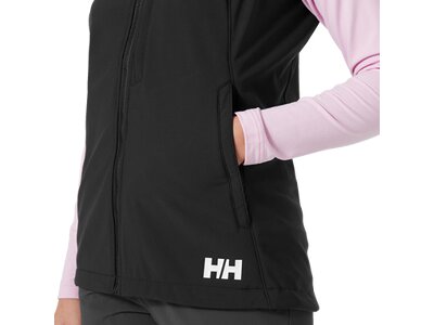 HELLYHANSEN Damen Weste W PARAMOUNT SOFTSHELL VEST Schwarz