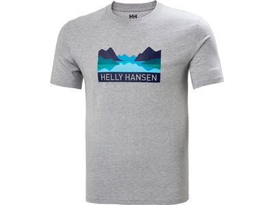 HELLYHANSEN Herren Shirt NORD GRAPHIC Grau