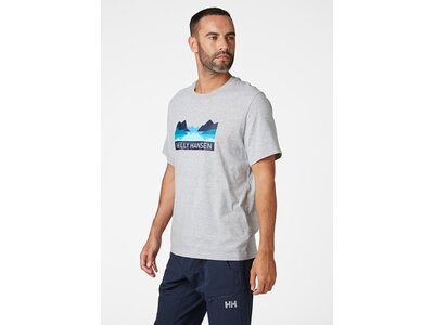 HELLYHANSEN Herren Shirt NORD GRAPHIC Grau