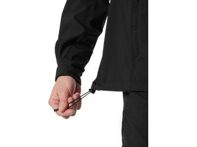 HELLYHANSEN Herren Jacke PARAMOUNT HOODED SOFTSHELL JKT Schwarz