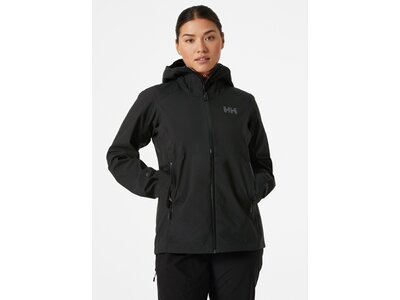 HELLYHANSEN Damen Funktionsjacke W VERGLAS 3L SHELL JACKET Schwarz