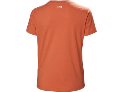 HELLYHANSEN Damen Shirt W HH TECH LOGO T-SHIRT Braun