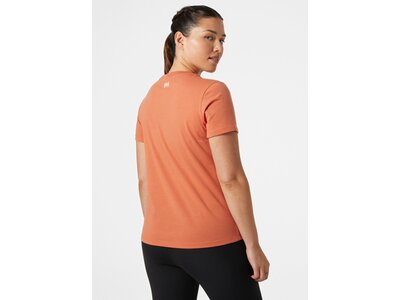 HELLYHANSEN Damen Shirt W HH TECH LOGO T-SHIRT Braun