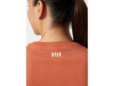 HELLYHANSEN Damen Shirt W HH TECH LOGO T-SHIRT Braun