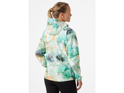 HELLYHANSEN Damen Regenjacke W LOKE PRINT JACKET Grün