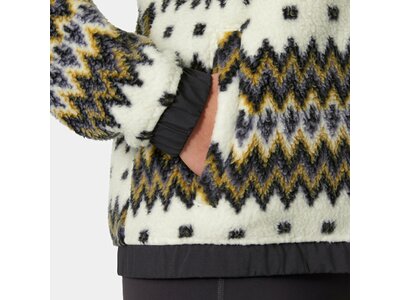 HELLYHANSEN Damen Unterjacke W IMPERIAL PRINTED PILE SNAP Grau