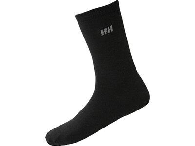 HELLYHANSEN Herren EVERYDAY WOOL SOCK 2PK Schwarz