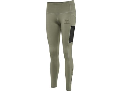 HUMMEL Damen Tight hmlCHIPO TIGHTS Grau