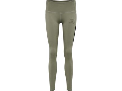 HUMMEL Damen Tight hmlCHIPO TIGHTS Grau