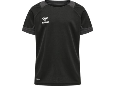 HUMMEL Kinder Shirt LEAD S/S POLY JERSEY Schwarz