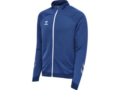 HUMMEL Herren Sweatshirt hmlLEAD POLY ZIP Blau