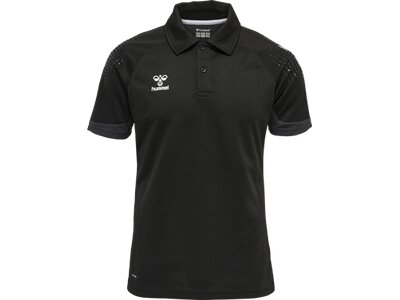 HUMMEL Herren Polo hmlLEAD FUNCTIONAL Schwarz