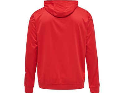 HUMMEL Male hmlPROMO POLY HOODIE Rot