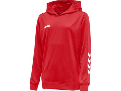 HUMMEL Male hmlPROMO POLY HOODIE Rot