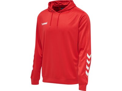 HUMMEL Male hmlPROMO POLY HOODIE Rot