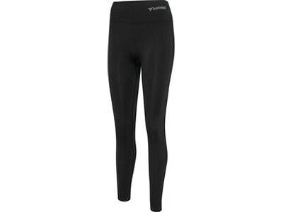 HUMMEL Damen Tight hmlTIF SEAMLESS HIGH WAIST TIGHTS Schwarz