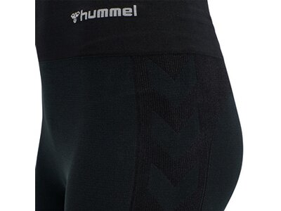 HUMMEL Damen Tight hmlCLEA SEAMLESS MID WAIST TIGHTS Schwarz