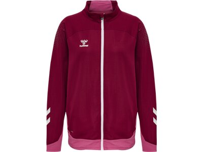HUMMEL Damen Sweatshirt hml LEAD WOMEN POLY ZIP Rot